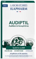 Audiptil - Audition et acouphènes - 40 gélules et 20 capsules