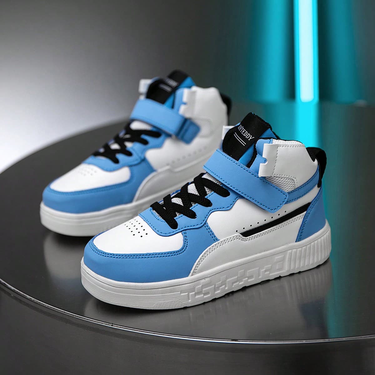 1 paire de chaussures de sport pour enfants, nouvelles chaussures de skateboard haut de gamme, chaussures décontractées, chaussures de course,