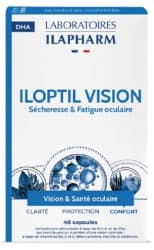 Iloptil Vision - Sécheresse et fatigue oculaire - 40 gélules et 20 capsules